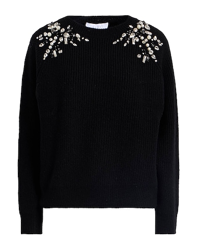 KAOS Jumper Black 60% Wool, 40% Recycled polyamide