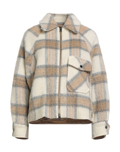 WOOLRICH Jacket Ivory 32% Wool, 25% Virgin Wool, 23% Polyester, 10% Alpaca wool, 10% Polyamide