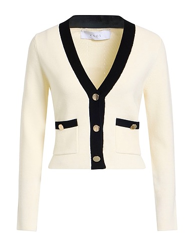 KAOS Cardigan Ivory 72% Viscose, 28% Polyester