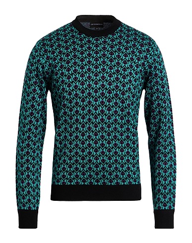 EMPORIO ARMANI Pullover Tūrkis 50% Acryl, 30% Lyocell, 20% Wolle