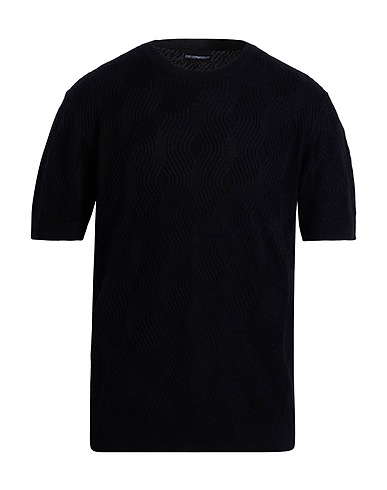 EMPORIO ARMANI Jumper Black 50% Acrylic, 30% Lyocell, 20% Wool