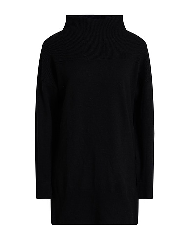 B.YU Polo neck Black 47% Merino Wool, 30% Viscose, 15% Cashmere, 8% Nylon