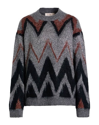 KAOS JEANS Jumper 34% Viscose, 23% Acrylic, 17% Polyamide, 17% Mohair wool, 9% Metallic fiber