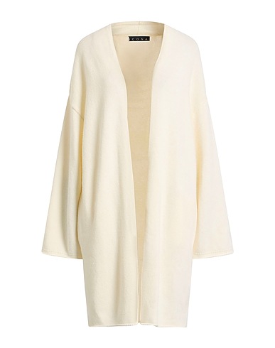 ICONA by KAOS Cardigan Avorio 40% Viscosa, 30% Poliammide, 25% Lana, 5% Cachemire