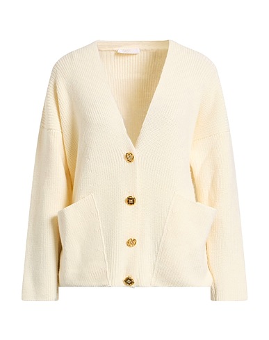 SILENCE LIMITED Strickjacke Off white 50% Merinowolle, 50% Acryl