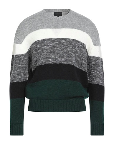 EMPORIO ARMANI Sweater Grey 100% Virgin Wool