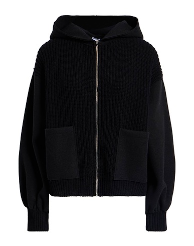 KAOS Cardigan Noir 80% Laine, 20% Polyamide, Polyester