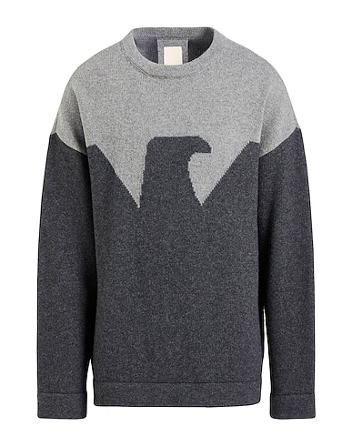 EMPORIO ARMANI Jumper Charcoal 80% Wool, 20% Polyamide