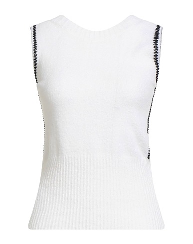 CESAR CASIER Jumper White 75% Cotton, 25% Polyamide
