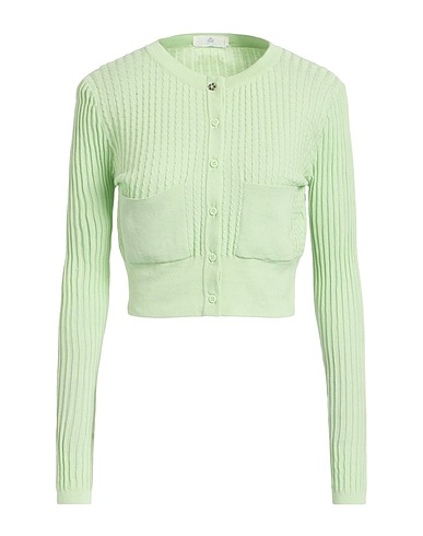 TWINSET Strickjacke U&B Säuregrün 100% Baumwolle