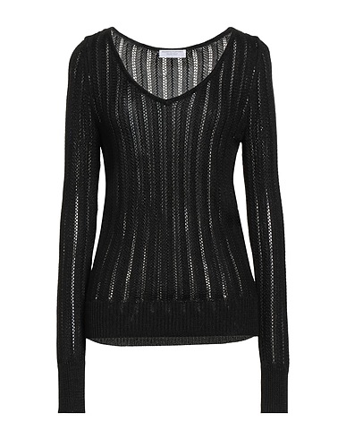 MAJESTIC FILATURES Pullover Schwarz 81% Viskose, 10% Lurex®, 9% Polyamid
