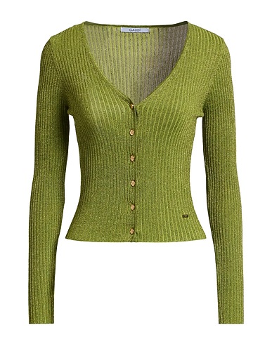 GAUDÌ Cardigan Green 57% Viscose, 30% Polyamide, 13% Polyester