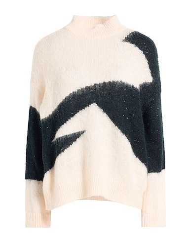 ICONA by KAOS Turtleneck Cream 35% Acrylic, 30% Mohair wool, 25% Polyamide, 10% Polyester