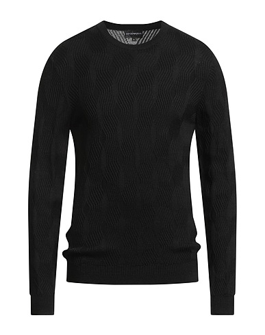 EMPORIO ARMANI Pullover Nero 50% Acrilico, 30% Lyocell, 20% Lana