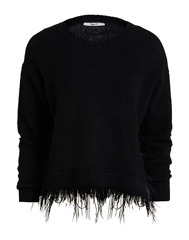 GAUDÌ Pullover Schwarz 53% Synthetische Fasern, 26% Acryl, 10% Wolle, 6% Mohairwolle, 5% Elastan
