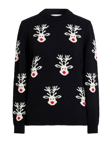 VICOLO Sweater Black 50% Wool, 50% Acrylic