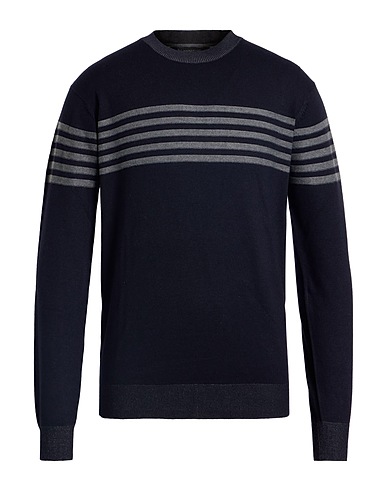 HAMAKI-HO Sweater Midnight blue 30% Wool, 21% Polyester, 20% Polyamide, 15% Acrylic, 14% Viscose