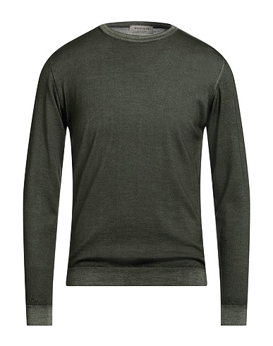 WOOL & CO Pullover Verde 100% Lana Merino