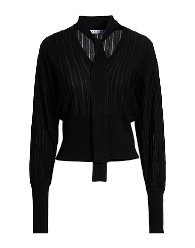 CARACTÈRE Sweater Black 80% Viscose, 20% Polyamide