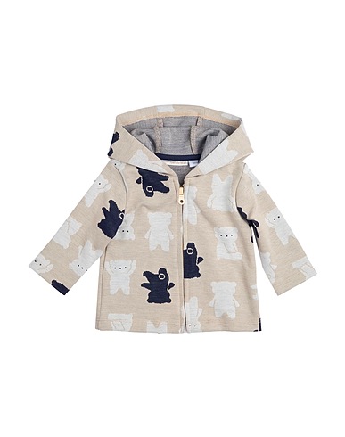 MINIBANDA by SARABANDA Cardigan Beige 99% Polyester, 1% Elastane