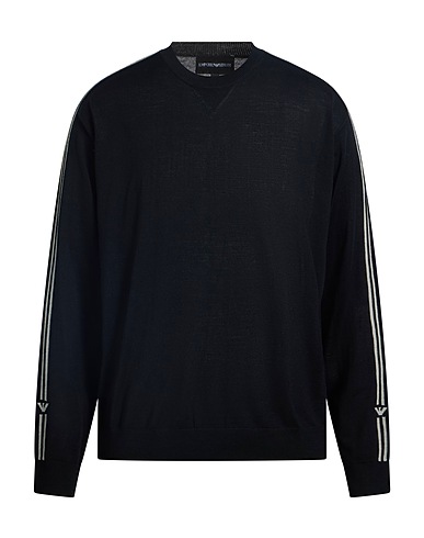 EMPORIO ARMANI Jumper Black 100% Virgin Wool