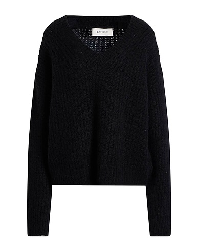 LANEUS Pullover Nero 40% Lana di baby alpaca, 38% Poliammide, 17% Lana Vergine, 5% Poliestere
