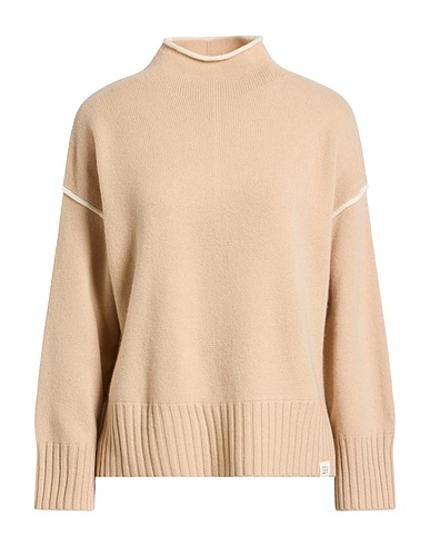 PEUTEREY Col roulé Beige 90% Laine, 10% Cachemire