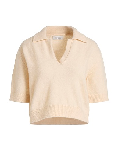LANEUS Cashmere blend Cream 71% Cashmere, 19% Silk, 10% Polyester