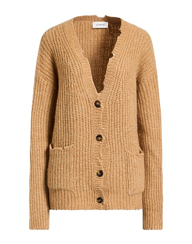 LANEUS Cardigan Camel 40% Baby alpaca wool, 38% Polyamide, 17% Virgin Wool, 5% Polyester