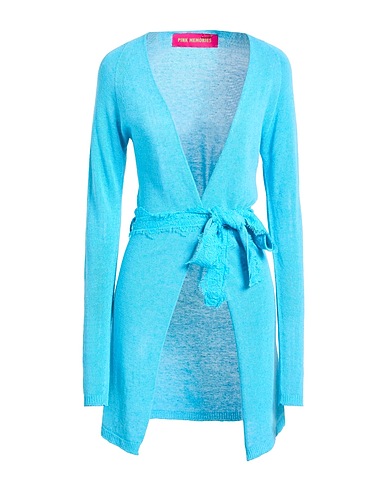 PINK MEMORIES Кардиган Лазурный 69% Вискоза, 27% Лен, 4% Полиамид