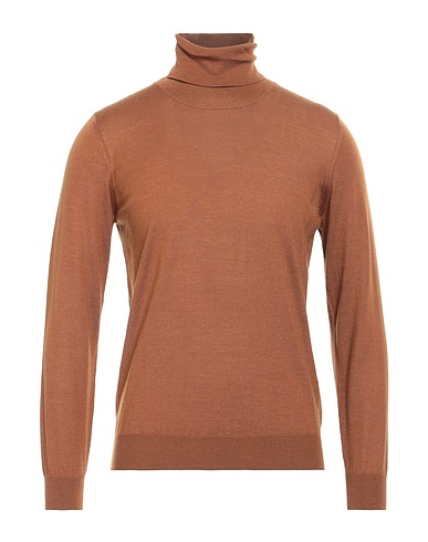 LANEUS Turtleneck Brown 70% Alpaca wool, 20% Silk, 10% Cashmere