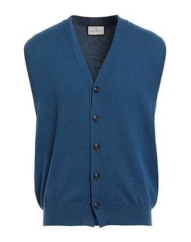 BRUNO MANETTI Cardigan Navy 100% Cashmere