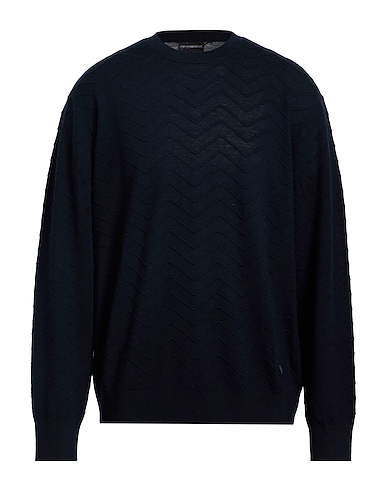 EMPORIO ARMANI Pullover Schwarz 100% Schurwolle, Polyamid, Elastan