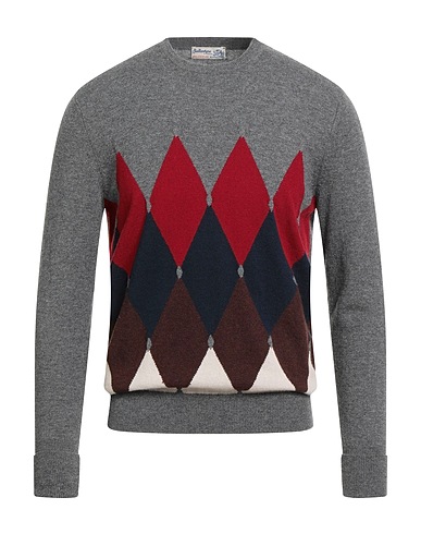 BALLANTYNE of PEEBLES Maglia in Cachemire Grigio 100% Cachemire