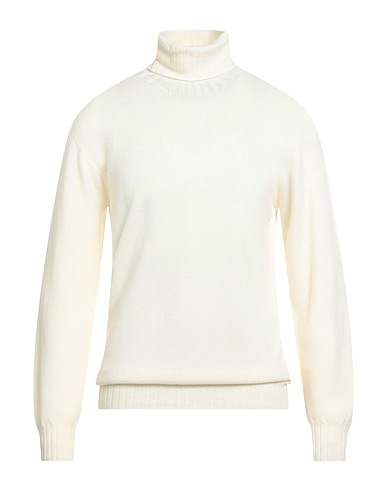 SEVENTY VENEZIA Polo neck White 100% Virgin Wool