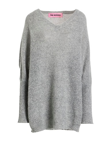 PINK MEMORIES Sweater Grey 50% Polyamide, 46% Mohair wool, 4% Wool