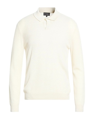 EMPORIO ARMANI プルオーバー ベージュ アクリル 50% / テンセル 30% / ウール 20%