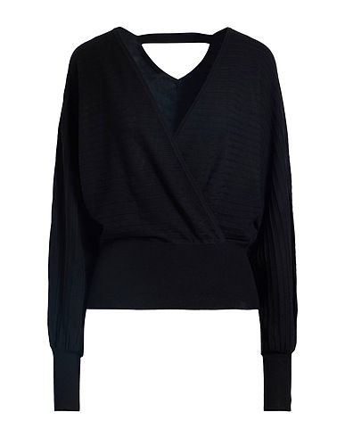 LIU •JO Jumper BETTER Black 80% Viscose, 20% Polyamide