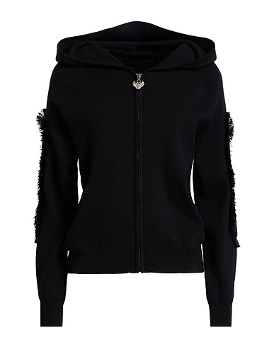 FRANKIE MORELLO Cardigan Black 80% Viscose, 20% Polyamide