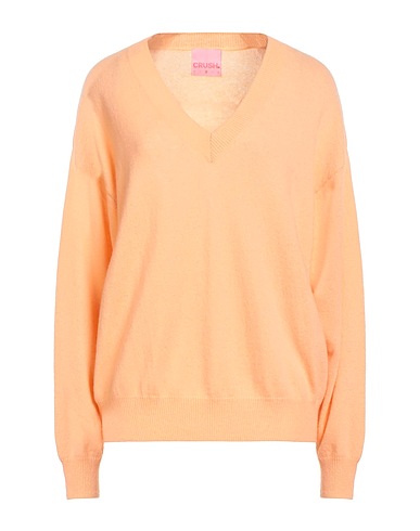 CRUSH. Maglia in Cachemire Albicocca 100% Cachemire