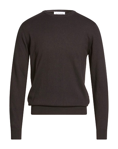 WHY NOT BRAND Jumper Black 95% Cotton, 5% Cashmere