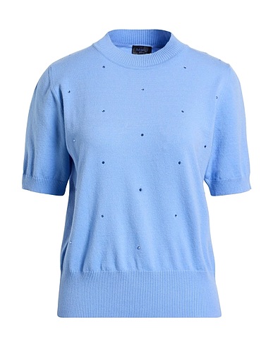 MOU ITALY Jumper DELUXE Light blue 51% Viscose, 31% Polyester, 18% Polyacrylic