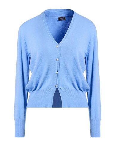 MOU ITALY Cardigan DELUXE Light blue 51% Viscose, 31% Polyester, 18% Polyamide