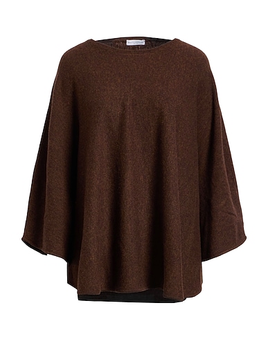 BALLANTYNE Jumper Dark brown 100% Wool