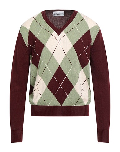 BALLANTYNE Cashmere blend RAW DIAMOND BY BALLANTYNE
 Sage green 100% Cashmere