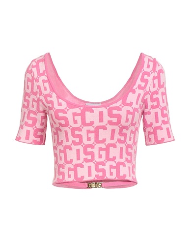 GCDS Sweater Pink 89% Viscose, 8% Polyamide, 3% Elastane