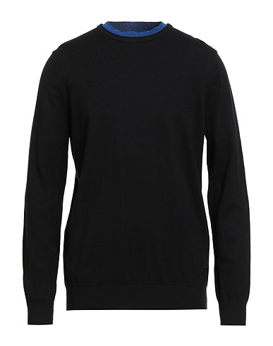 GRIFFAI Pullover Nero 70% Cotone, 30% Lana