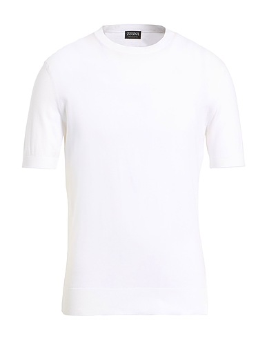 ZEGNA Jumper White 100% Cotton