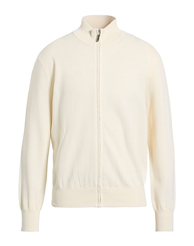 KANGRA Pullover mit Zipper  Elfenbein 90% Baumwolle, 10% Leinen