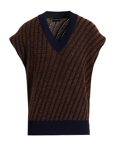 EMPORIO ARMANI Jersey Azul marino 84% Lana, 10% Acrílico, 4% Poliamida, 2% Lana de alpaca, Lana Virgen
